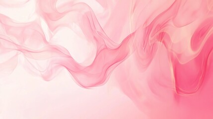 Photo of, Pink background with soft gradients and minimalist abstract ovals for design, banner template