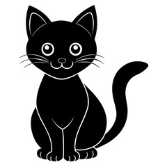 black and white cats