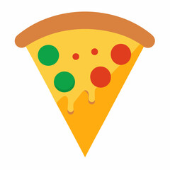Pizza vector art illustration