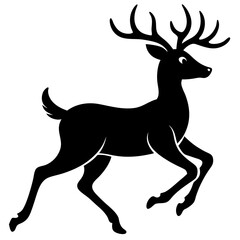 deer silhouette vector