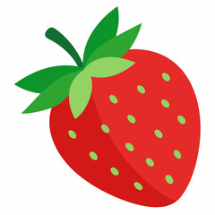  Strawberry vector art illustration 