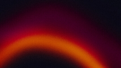 Elegant color wave gradient texture backdrop. Abstract dark black magenta orange color flow, wave shaped, vibrant noisy, grainy gradient, website header, cover