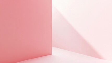 Fototapeta premium Photo of, Pink background with soft lighting for design, banner template