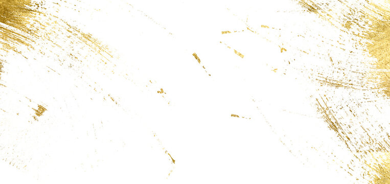 Gold Foil Frame ,spray gold, texture golden, foil glitter dust, gold splatter frames stroke on transparent background for wedding postcards, banners.