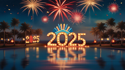 Happy New Year 2025 Celebration