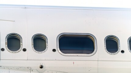 Airplane Window on Transparent Background - a captivating and scenic visual. The airplane window on a transparent background presents a breathtaking and alluring view