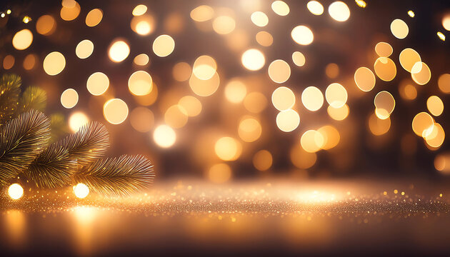 Softly glowing Christmas lights create a beautiful blurred background effect. _1(783)
