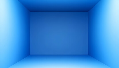 Bright Blue Gradient Background with Soft Blur Effect