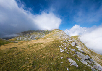 Monti della Meta (Italy) - In the Mainarde mountain range, here the hightest peak in Parco...