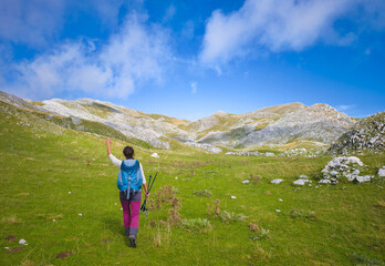 Monti della Meta (Italy) - In the Mainarde mountain range, here the hightest peak in Parco...