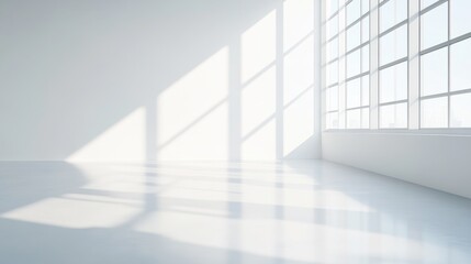 Fototapeta premium Bright and Airy Interior Space with Natural Light