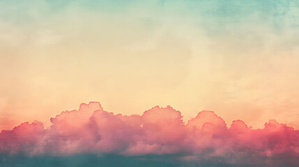 Serene sunset clouds