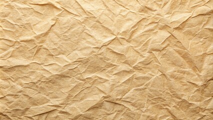 Fototapeta premium textured beige paper background with natural fold and soft light Extreme Close-Up