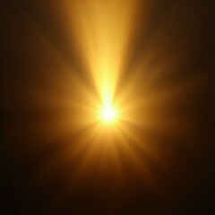 Obraz premium Golden Flare Png Image