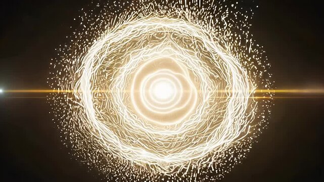 abstract visually striking vertical video portrait featuring bright light energy smooth lines waves glittering effect shape black background pattern geometric vector triangle design