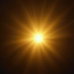 Obraz premium Golden Flare Png Image