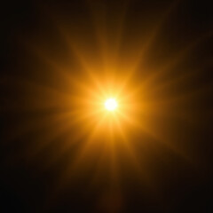 Obraz premium Golden Flare Png Image