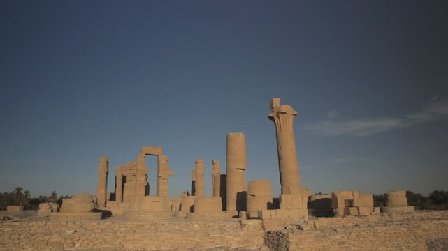 Sudan, Nubia, Soleb, the big soleb temple built by amenophis iii