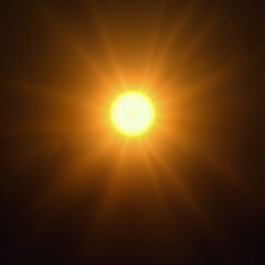 Obraz premium Golden Flare Png Image