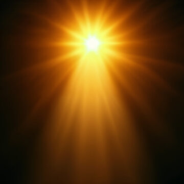 Golden Flare Png Image