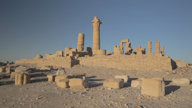 Sudan, Nubia, Soleb, the big soleb temple built by amenophis iii