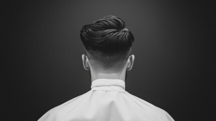 Stylish Old School Barber Haircut with Clippers