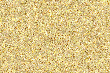 Gold glitter texture vector background. Golden surface. File contains layers: background, glitter and sparkles. EPS 10