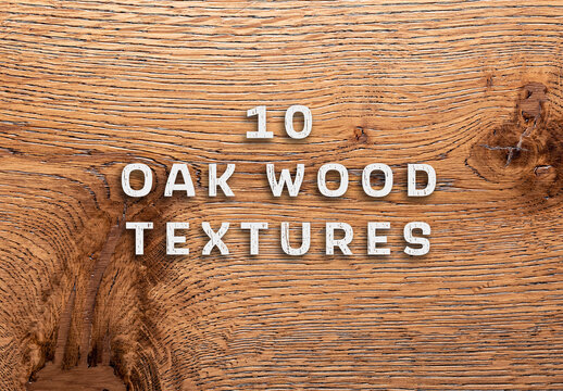10 Oak Wood Background Texture