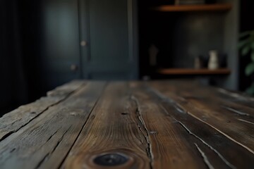 Obraz premium Dark & Moody: A Blurry Bedroom Close-Up