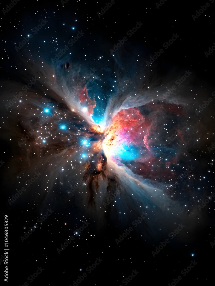 Aufkleber captivating close up view of a radiant cosmic orb surrounded by intense swirling energy patterns glo