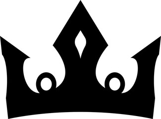 Simple crown flat icon design