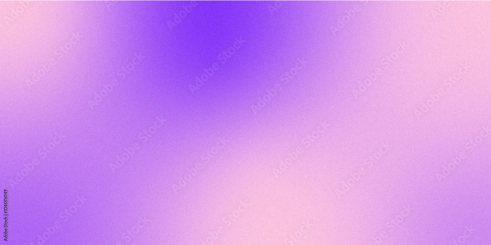 Poster Abstract purple background with copy space for text. Retro Grunge Gradient purple Backgrounds. Gradient Color Banner Background for Template Design. website page header abstract noise texture effect. 