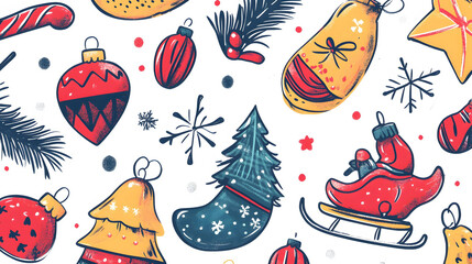 Festive holiday patterns