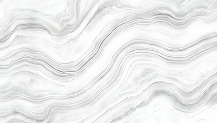 Obraz premium Abstract white marble texture with flowing gray lines, ideal for backgrounds and design. Black and white background images -