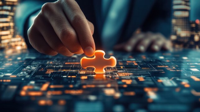 A business model transformation consultant guiding a company through restructuring for improved efficiency