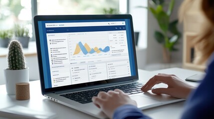 A learning management system dashboard with a teacher reviewing student progress and assignment submissions