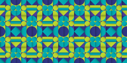 Geometric Pattern: Circular Harmony