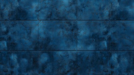 Obraz premium Exploring the Aesthetic Appeal of Blue Textured Wall Tiles
