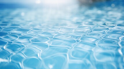 Obraz premium A calm swimming pool scene with sparkling blue water