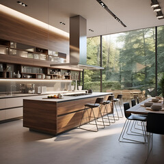 modern kitchen interior
