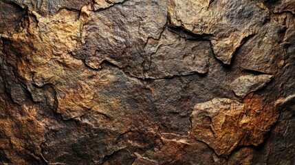 Naklejka premium A rugged stone photo border with earthy textures and natural finishes