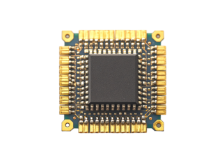 a close up of a computer chip