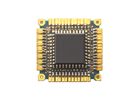 a close up of a computer chip