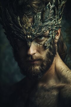 Ancient Celtic mythological god Cormac.