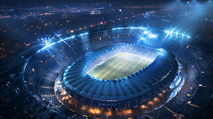 Exploring the Vibrant Atmosphere of the Lightning Stadium at Night, Aerial Perspectives That Capture the Essence of Sports Events