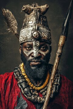 Ancient African mythological god Shango.
