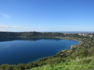 lago di Castel Gandolfo, Roma, Lazio, Italia