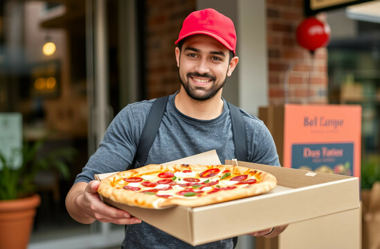 pizza delivery man