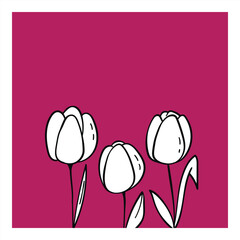 Summer illustration with flowers. Happy birthday, holiday, celebration greeting and invitation card. Colorful floral banner, postcard. Modern floral compositions. Copy space