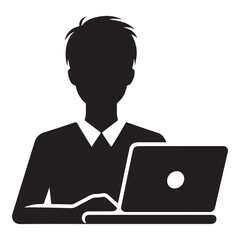 Programming icon isolated on a white background